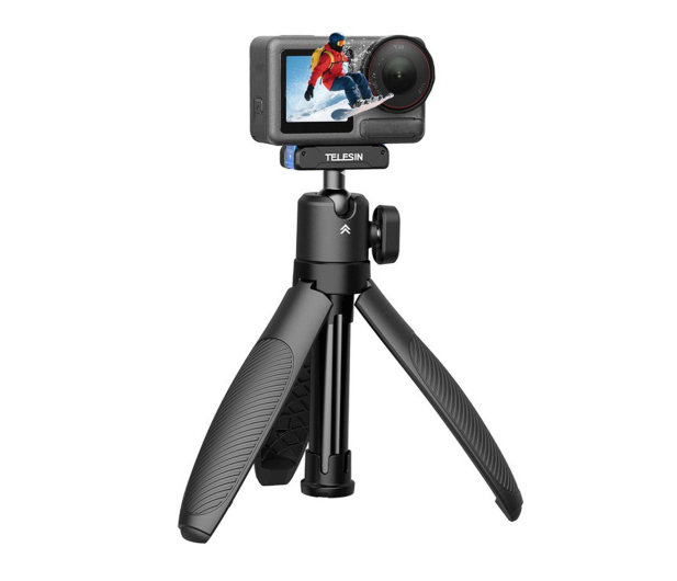 TELESIN Szybkozłączny Selfie Stick z tripodem do DJI Action - 1510277 - zdjęcie 2